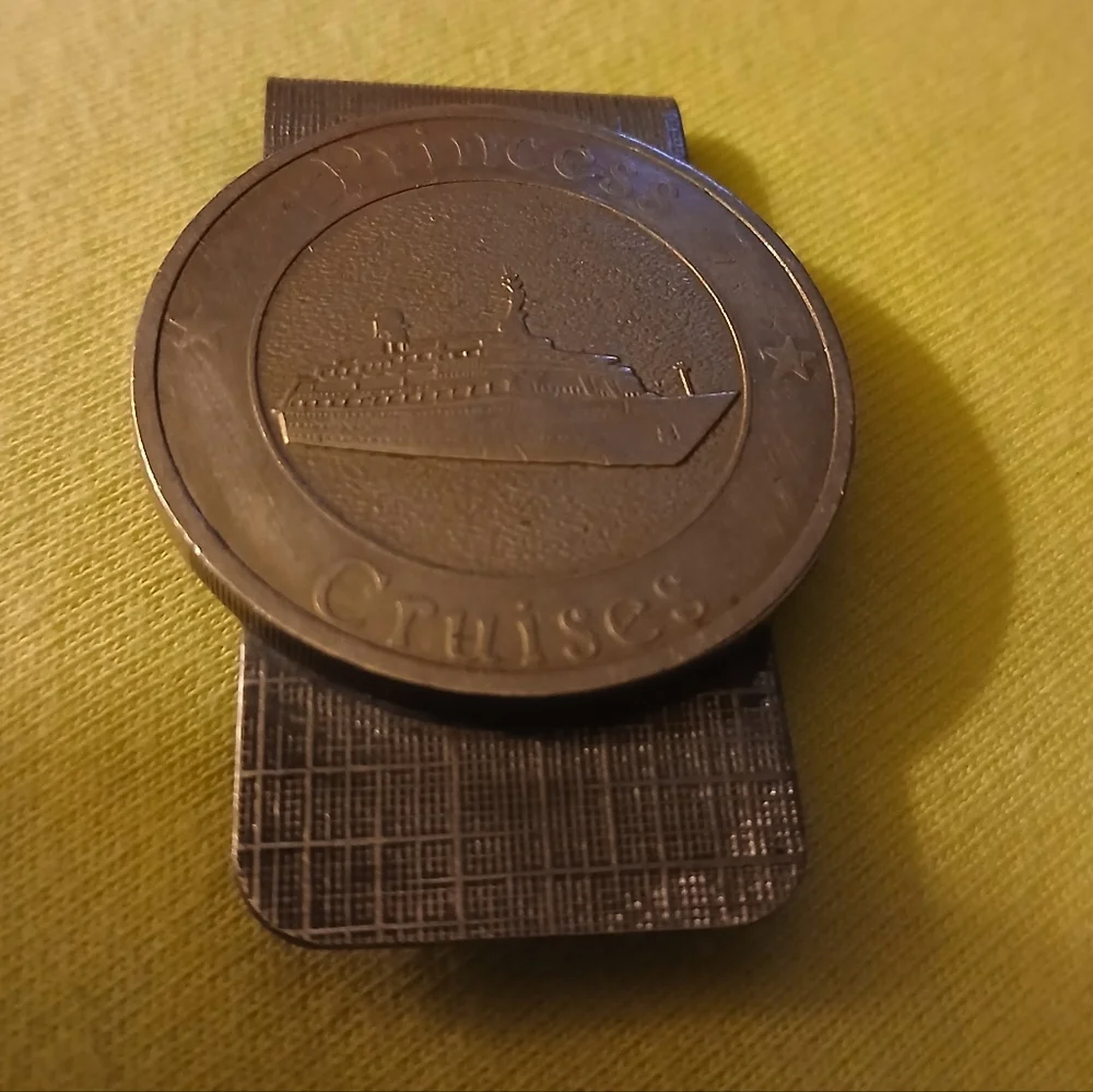 Vintage money clip Princess Cruises